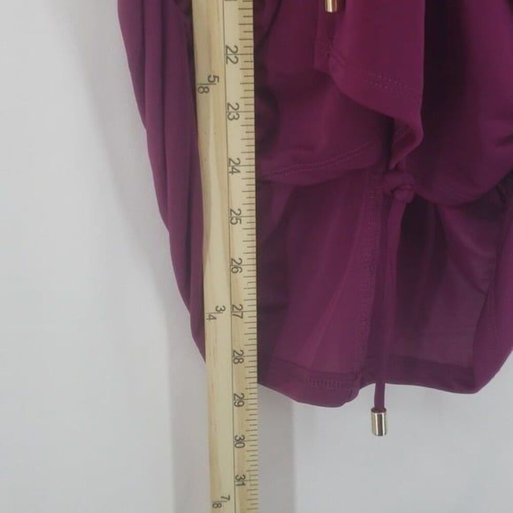INC INTERNATIONAL CONCEPTS  Midi Skirt Autumn Berry L (AR) - Picture 6 of 9